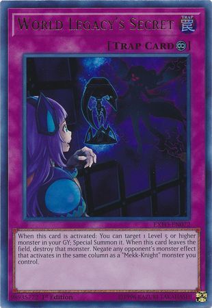 World Legacy&#39;s Secret - EXFO-EN072 - Ultra Rare 1st Edition Extreme Force [EXFO] 1st Edition Singles