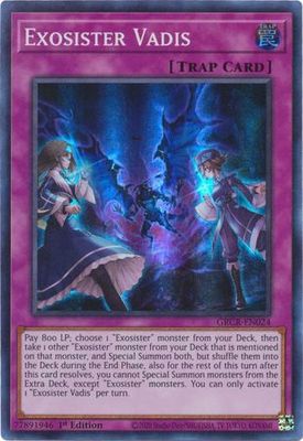 SH Exosister Vadis - GRCR-EN024 - Super Rare 1st Edition The Grand Creators 1st Edition Singles