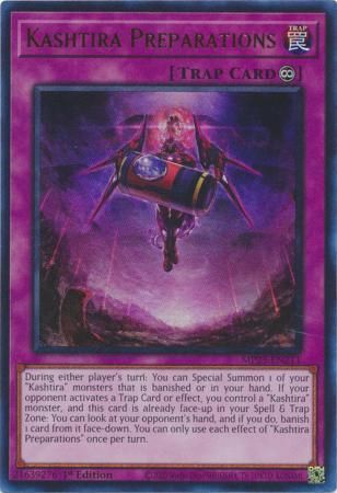 Kashtira Preparations - MP23-EN211 - Ultra Rare 1st Edition Mega Tin 2023 Dueling Heroes Singles *Espanol*