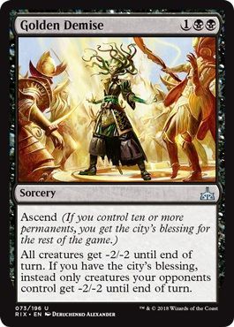 Golden Demise 073/196 Rivals of Ixalan Singles