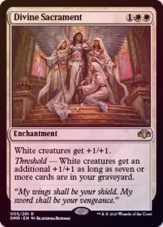 Divine Sacrament 005/261 - Foil Dominaria Remastered Foil Singles