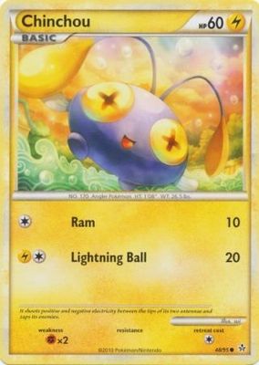 Chinchou - 48/95 - Common HGSS - Unleashed Singles