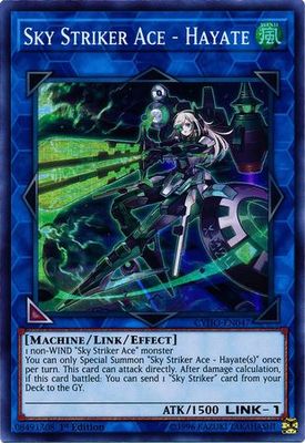 SJ Sky Striker Ace - Hayate - CYHO-EN047 - Super Rare 1st Edition Cybernetic Horizon 1st Edition Singles (Espanol)