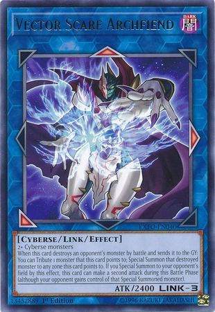 Vector Scare Archfiend - EXFO-EN040 - Rare 1st Edition Extreme Force [EXFO] 1st Edition Singles (Espanol)