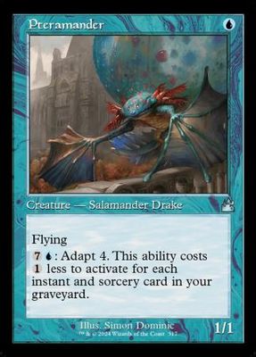 Pteramander Retro Frame 0317 Ravnica Remastered Collector Booster Singles