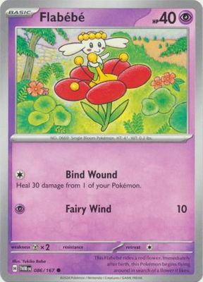 Flabebe - 086/167 - Common Scarlet and Violet: Twilight Masquerade Singles