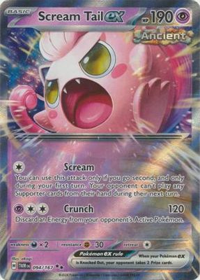 SJ Scream Tail ex - 094/167 - Ultra Rare Scarlet and Violet: Twilight Masquerade Singles