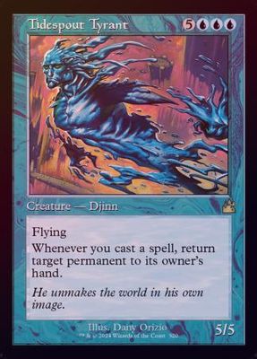 Tidespout Tyrant Retro Frame 0320 - Foil Ravnica Remastered Collector Booster Foil Singles