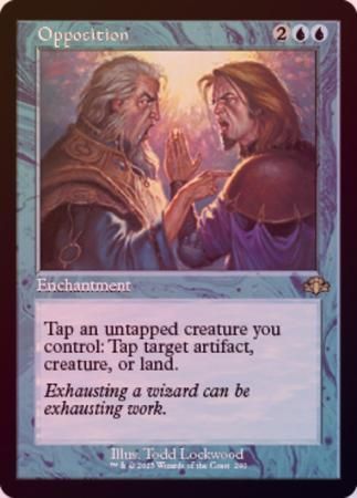 Opposition 290 - Retro Frame Foil Dominaria Remastered Collector Booster Foil Singles