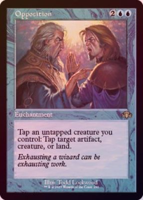 Opposition 290 - Retro Frame Foil Dominaria Remastered Collector Booster Foil Singles