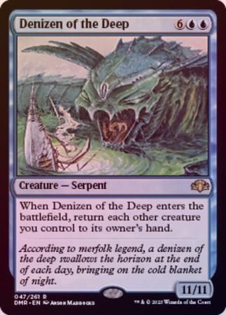 Denizen of the Deep 047/261 - Foil Dominaria Remastered Foil Singles
