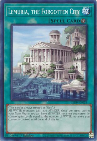 Lemuria, the Forgotten City - LED9-EN055 - Common 1st Edition Legendary Duelists: Duels from the Deep 1st Edition Singles