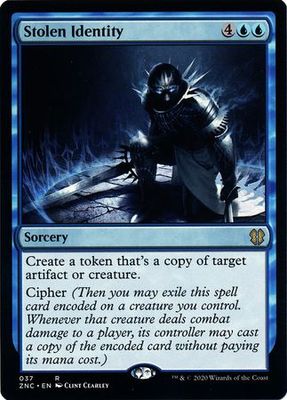 Stolen Identity 037 Zendikar Rising Commander Singles