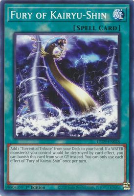 Fury of Kairyu-Shin - LED9-EN028 - Common 1st Edition Legendary Duelists: Duels from the Deep 1st Edition Singles