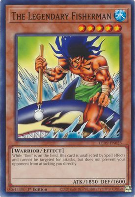 The Legendary Fisherman - LED9-EN023 - Common 1st Edition Legendary Duelists: Duels from the Deep 1st Edition Singles