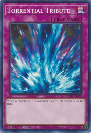 Torrential Tribute - LED9-EN029 - Common 1st Edition Legendary Duelists: Duels from the Deep 1st Edition Singles