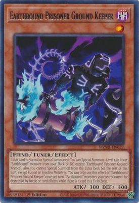 Earthbound Prisoner Ground Keeper - MZMI-EN027 - Rare 1st Edition Maze of Millennia 1st Edition Singles