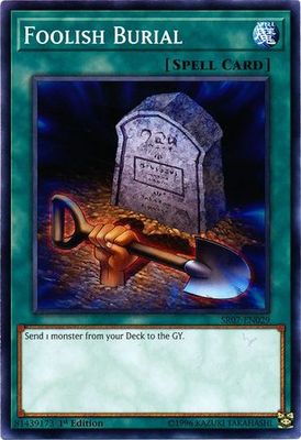 Foolish Burial - SR07-EN029 - Common 1st Edition Structure Deck: Zombie Horde Singles