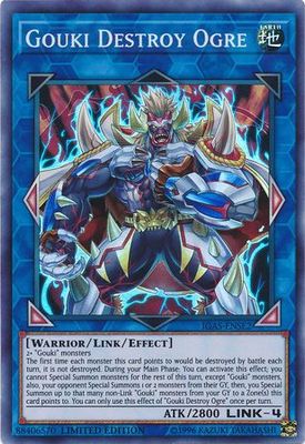 Gouki Destroy Ogre - IGAS-ENSE2 - Super Rare Limited Edition Ignition Assault 1st Edition Singles
