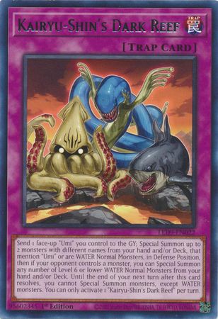 Kairyu-Shin&#39;s Dark Reef - LED9-EN022 - Rare 1st Edition Legendary Duelists: Duels from the Deep 1st Edition Singles (espanol)