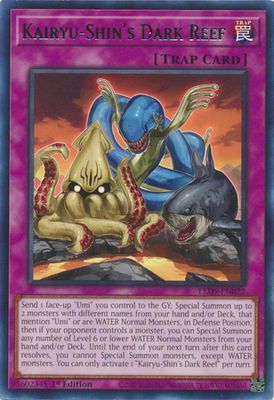 Kairyu-Shin&#39;s Dark Reef - LED9-EN022 - Rare 1st Edition Legendary Duelists: Duels from the Deep 1st Edition Singles