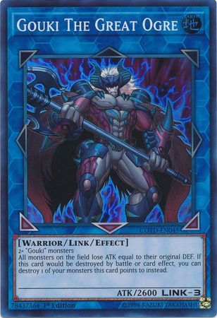 Gouki The Great Ogre - COTD-EN045 - Super Rare 1st Edition Code of the Duelist 1st Edition Singles