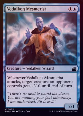 Vedalken Mesmerist 0065 - Foil Ravnica Remastered Foil Singles