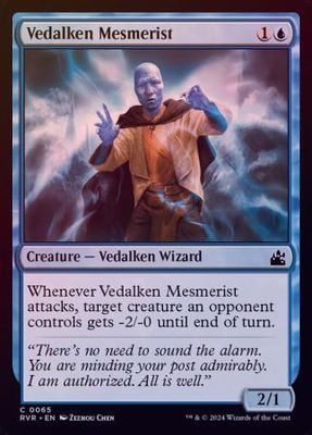 Vedalken Mesmerist 0065 - Foil Ravnica Remastered Foil Singles
