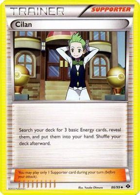 Cilan - 86/99 - Uncommon Black &amp; White 4: Next Destinies Singles