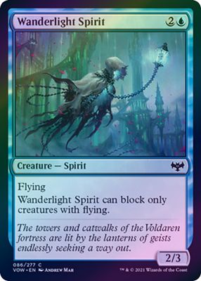 Wanderlight Spirit 086/277 - Foil Innistrad: Crimson Vow Foil Singles