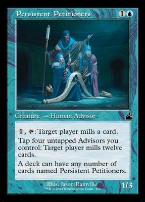 Persistent Petitioners Retro Frame 0316 Ravnica Remastered Collector Booster Singles