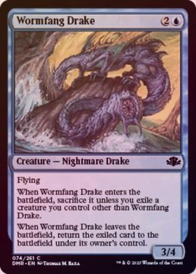 Wormfang Drake 074/261 - Foil Dominaria Remastered Foil Singles