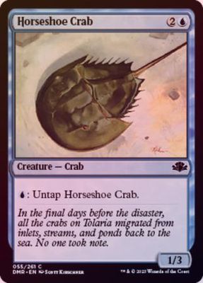 Horseshoe Crab 055/261 - Foil Dominaria Remastered Foil Singles