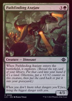 Pathfinding Axejaw 0206 - Foil The Lost Caverns of Ixalan Foil Singles