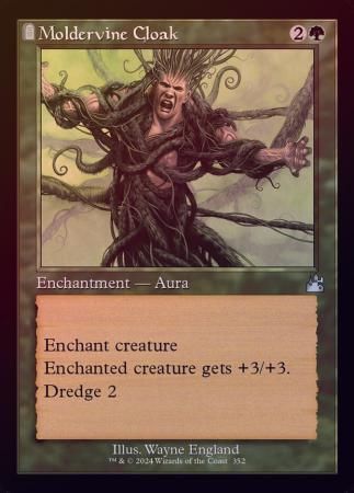 Moldervine Cloak Retro Frame 0352 - Foil Ravnica Remastered Collector Booster Foil Singles