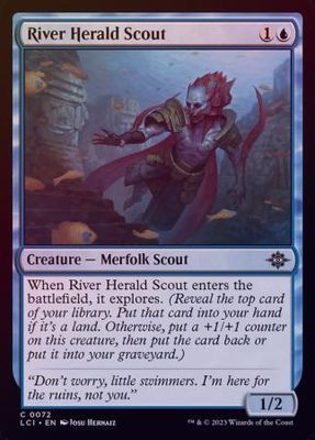 River Herald Scout 0072 - Foil The Lost Caverns of Ixalan Foil Singles