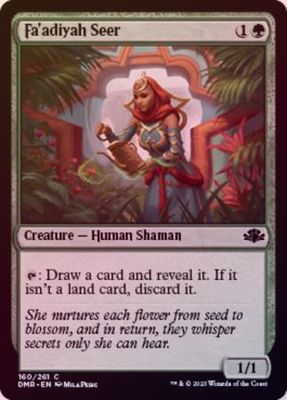 Fa&#39;adiyah Seer 160/261 - Foil Dominaria Remastered Foil Singles