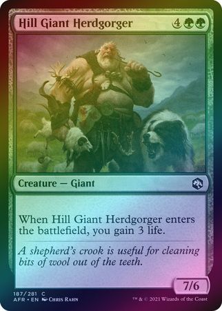 Hill Giant Herdgorger 187/281 - Foil Adventures in the Forgotten Realms Foil Singles