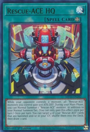 Rescue-ACE HQ - MP24-EN282 - Ultra Rare 1st Edition Mega Tin 2024 Dueling Mirrors Singles