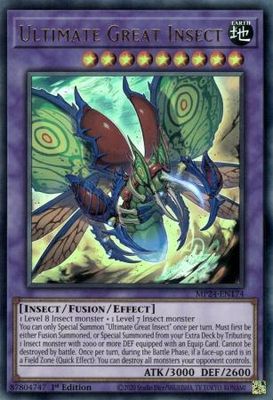 Ultimate Great Insect - MP24-EN174 - Ultra Rare 1st Edition Mega Tin 2024 Dueling Mirrors Singles