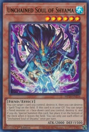 GA Unchained Soul of Shyama - MP24-EN216 - Ultra Rare 1st Edition Mega Tin 2024 Dueling Mirrors Singles