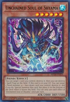 GA Unchained Soul of Shyama - MP24-EN216 - Ultra Rare 1st Edition Mega Tin 2024 Dueling Mirrors Singles