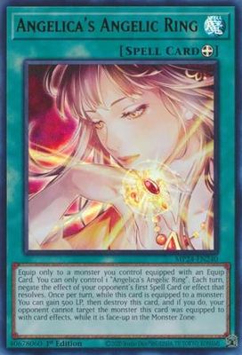 SJ Angelica&#39;s Angelic Ring - MP24-EN240 - Ultra Rare 1st Edition Mega Tin 2024 Dueling Mirrors Singles