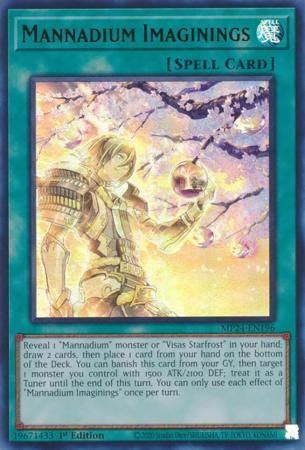 Mannadium Imaginings - MP24-EN196 - Ultra Rare 1st Edition Mega Tin 2024 Dueling Mirrors Singles