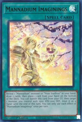 Mannadium Imaginings - MP24-EN196 - Ultra Rare 1st Edition Mega Tin 2024 Dueling Mirrors Singles
