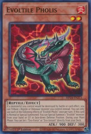 Evoltile Pholis - MP24-EN213 - Ultra Rare 1st Edition Mega Tin 2024 Dueling Mirrors Singles