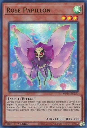 Rose Papillon - MP24-EN250 - Ultra Rare 1st Edition Mega Tin 2024 Dueling Mirrors Singles