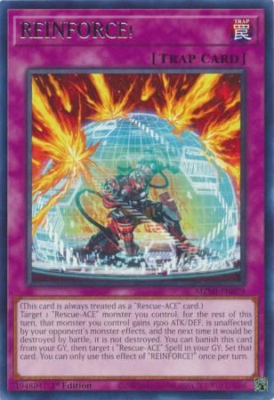 REINFORCE! - MZMI-EN079 - Rare 1st Edition Maze of Millennia 1st Edition Singles