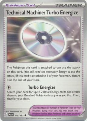 Technical Machine: Turbo Energize - 179/182 - Uncommon Scarlet &amp; Violet: Paradox Rift Singles