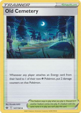 Old Cemetery - 147/198 - Uncommon Sword &amp; Shield: Chilling Reign Singles